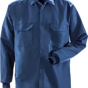 Sonderangebot FRISTADS Reinraum Hemd Langarm 7R011 XA32 marineblau Größe: L