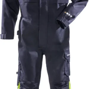 Abverkauf FRISTADS Flame schwarzeißer-Overall 8030 FLAM marineblau Größe: XL