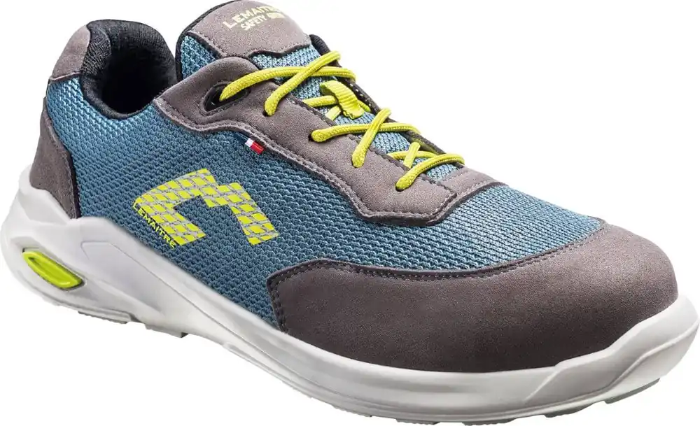 Sonderaktion Lemaitre Halbschuh Eden bleu S3S grau/blau Größe: 50