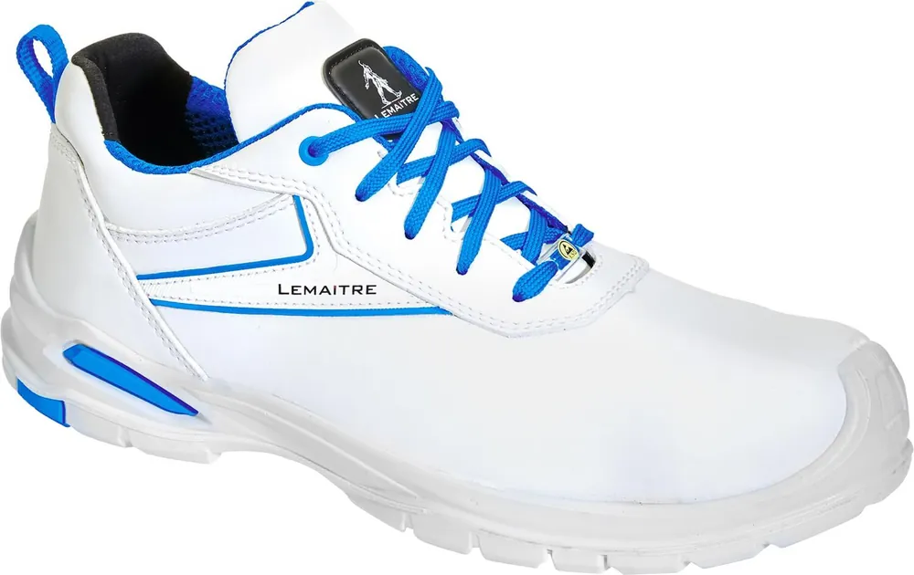 Lemaitre Halbschuh genesis Yoko S3 ESD weiss / blau Größe: 49 Schneller Versand