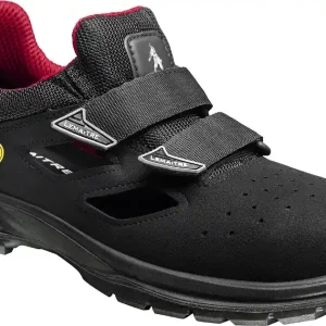 Lemaitre Sandale Riley Fresh S1P ESD L rot/schwarz Größe: 49 Geprüft