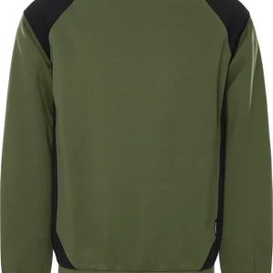 Begrenztes Angebot FRISTADS Sweatshirt 7148 GSM Armee grün/schwarz Größe: 2XL