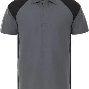 Top-Preis FRISTADS Poloshirt schwarzer 7047 GPM grau/schwarz Größe: 2XL