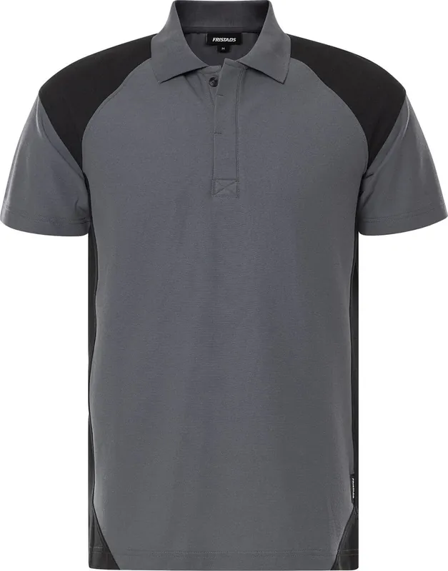 Top-Preis FRISTADS Poloshirt schwarzer 7047 GPM grau/schwarz Größe: 2XL