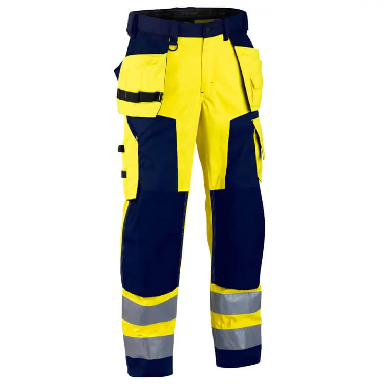 Blakläder Bundhose Winter Softshell Klasse 2 1567 gelb/marine Direktkauf