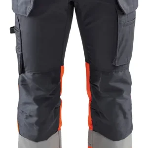 Schneller Versand Blakläder HighVis Bundhose 1558 mit Stretch mittelgrau/HighVis orange