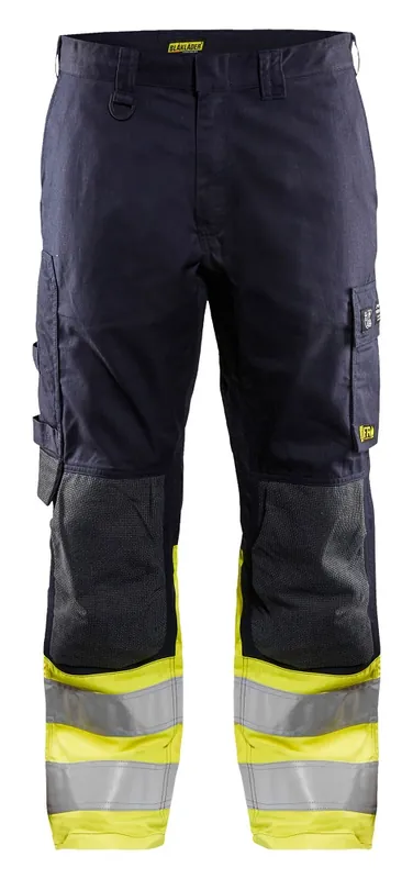 Blakläder Multinorm Bundhose Inhärent marineblau/gelb Neu Im Sortiment