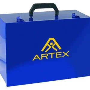 ARTEX Gerätekoffer aus Stahlblech Farbe: blau - mit ARTEX-Logo Wochenendangebot