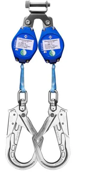 Sonderaktion ARTEX Höhensicherungsgerät Typ HWB, mit Gurtband 2 x 2 m Gurtbandlänge: 2 x 2 m