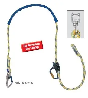 Online Kaufen ARTEX Verbindungsmittel für Haltegurte ASK 8, mit Seil, Karabiner FS 51, 2 m