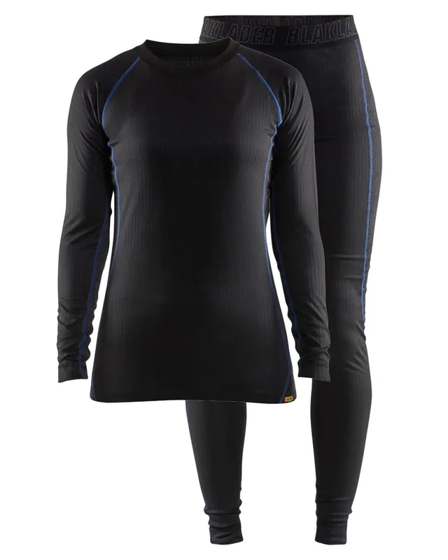 Billig Blakläder Damen Unterwäsche Set Light 7202 schwarz/kornblau Größe: 3XL