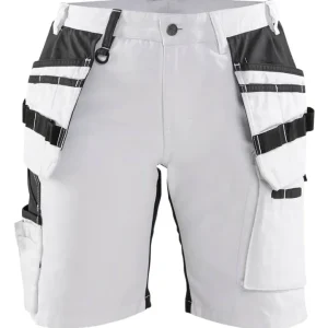 Blakläder Damen Malershorts mit Stretch X1900 weiß/schwarz  Größe: 50 Sale