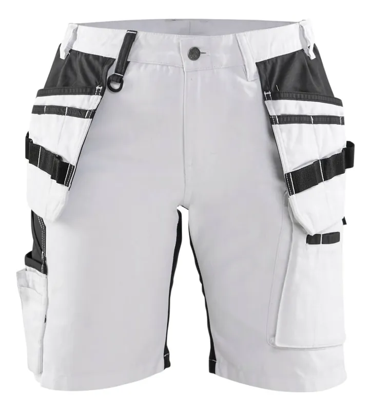 Blakläder Damen Malershorts mit Stretch X1900 weiß/schwarz Größe: 50 Sale