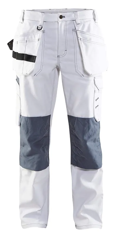 Expressversand Blakläder Damen Malerhose 7131 weiß/grau Größe: 25