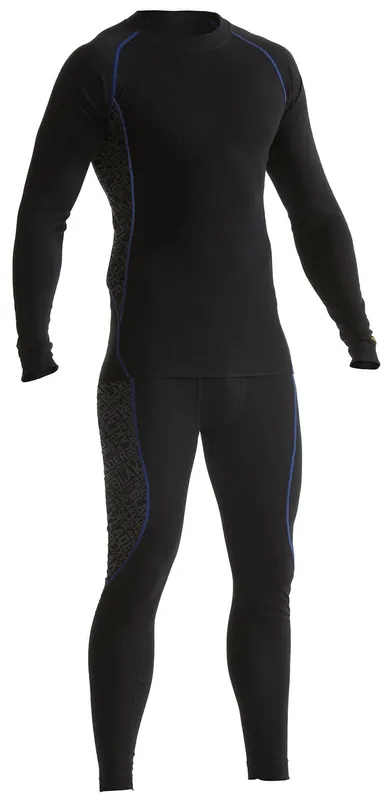 Blakläder Unterwäsche-Set 6810 schwarz/kornblau Größe: 3XL Solange Der Vorrat Reicht