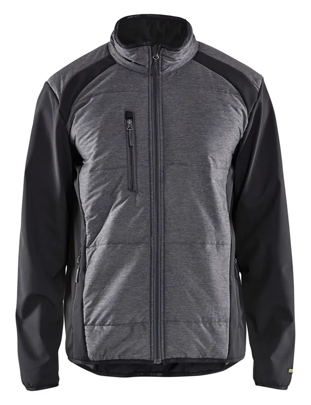 Nur Für Kurze Zeit Blakläder Hybrid Jacke schwarz/dunkelgrau Größe: 3XL