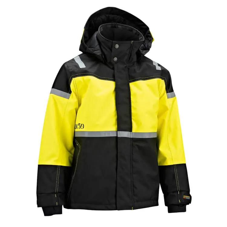 Garantierte Lieferung Blakläder Kinder Winterjacke 4858 schwarz/gelb