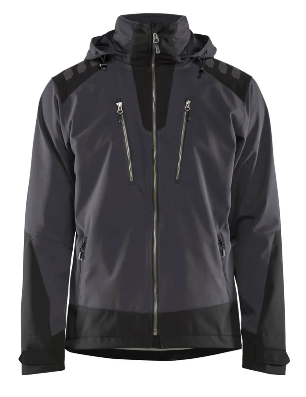 Direktkauf Blakläder Softshell Jacke 4749 dunkelgrau/schwarz Größe: 3XL