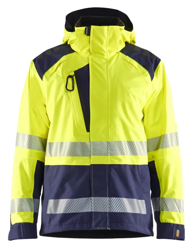 Blakläder High Vis Shelljacke 4435 High Vis gelb/marineblau Größe: 3XL Rabatt