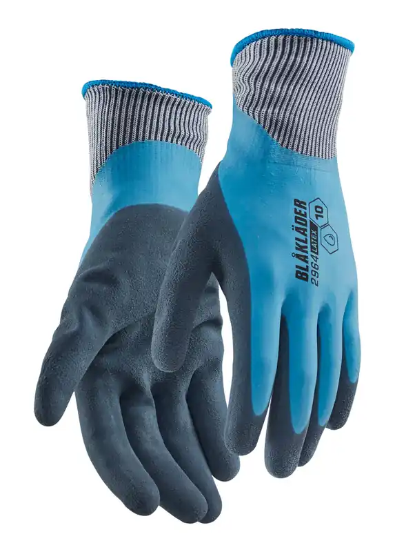 Top-Angebot Blakläder Arbeitshandschuhe 2964 Latex beschichtet ozeanblau Größe: 9