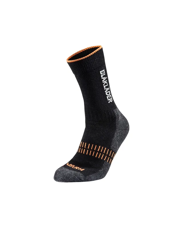 Blakläder Socken WARM schwarz/neon orange Größe: 45-48 Sofort Bestellen