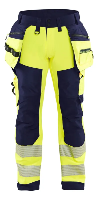 Blakläder High Vis Softshell Bundhose Kl.1 schwarz/High Vis rot Neuheit