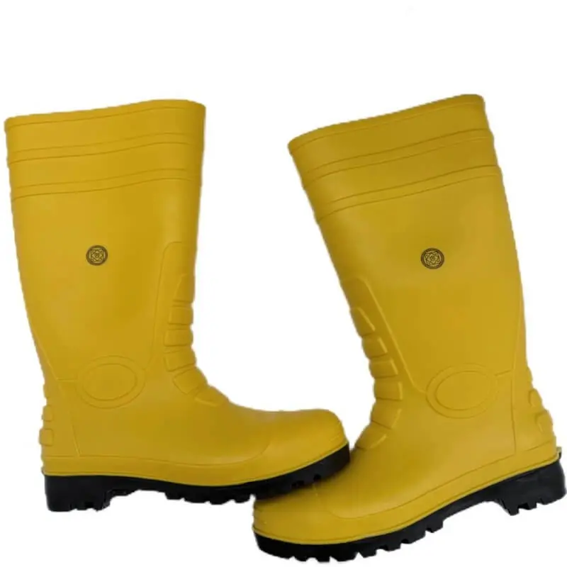 Meistverkauft profibau MMXX Schutzstiefel S5, gelb, PVC / Nitril, Stahlkappe, antistatisch Größe: 47