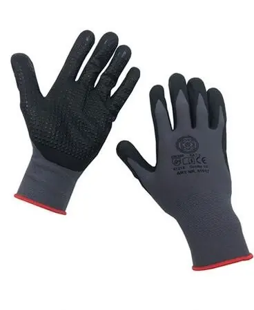 Top-Angebot profibau MMXX Handschuh, EN 388 Nylon mit Nitrilnoppen Größe: 11