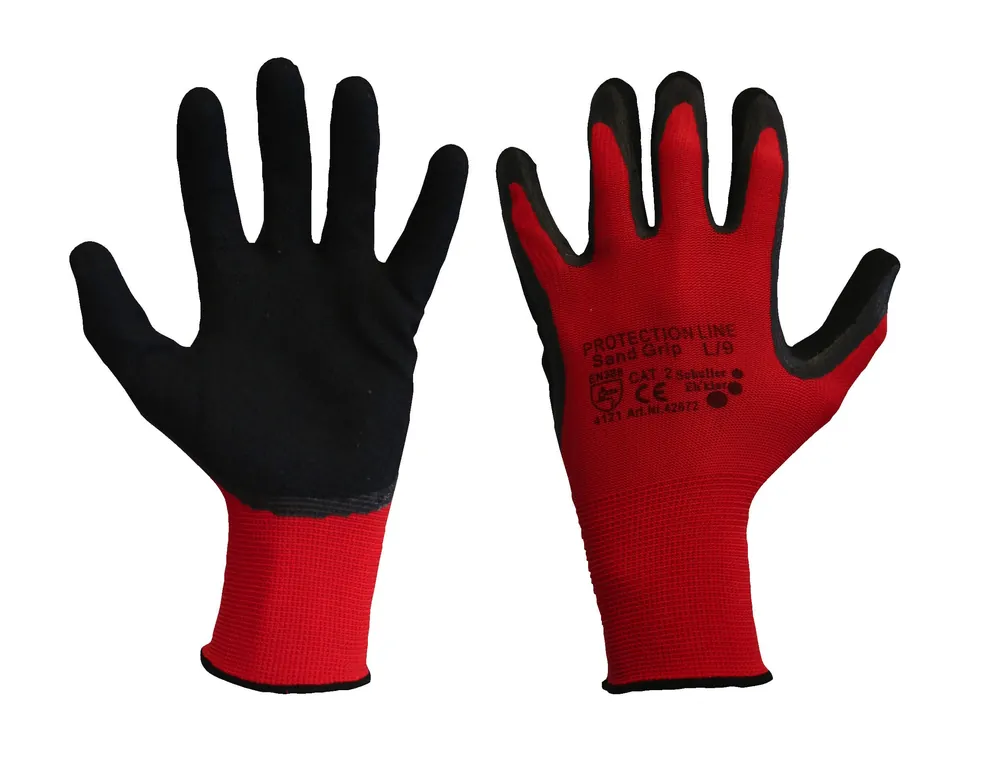 Schuller Nitrilhandschuhe Sand Grip Nitril Größe: XXL Super-Preis