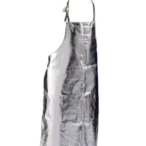 Sonderangebot JUTEC Hitzeschutz-Latzschürze Preox-Aramid aluminisiert bis 1000°C, 500 g/m²