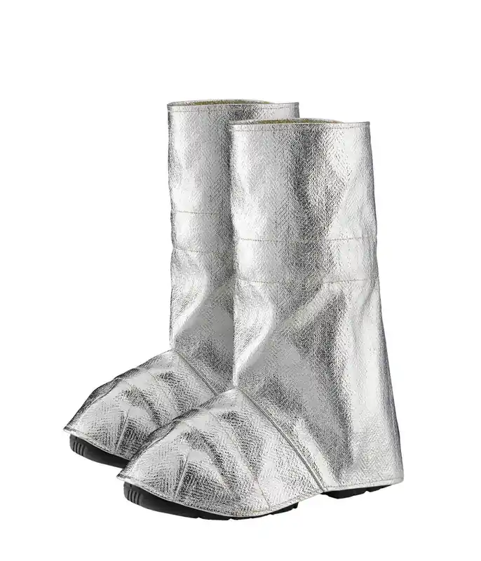 Neu JUTEC Hitzeschutzgamasche Aramid-Aluminium-Hochvakuum, Modell 5, Gr. 47-48 Größe: 47 - 48