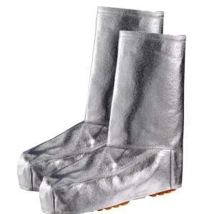 JUTEC Hitzeschutzgamaschen 1000°C Preox-Aramid, aluminisiert 480 g/m² Online Kaufen