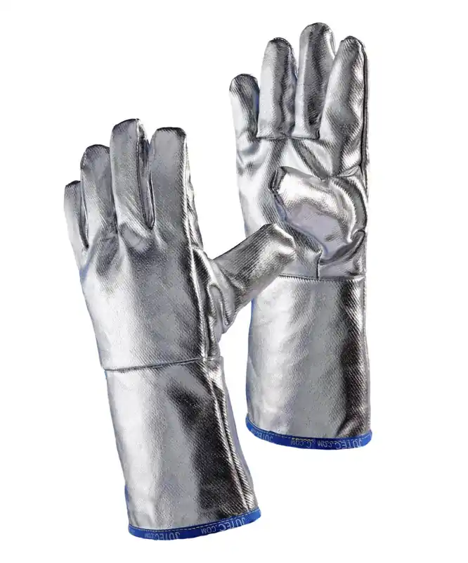 Top-Angebot JUTEC Hitzeschutzhandschuh, Preox-Aramid, Aluminium bis 1000°C 5 Finger L 380 mm Länge: 380 mm