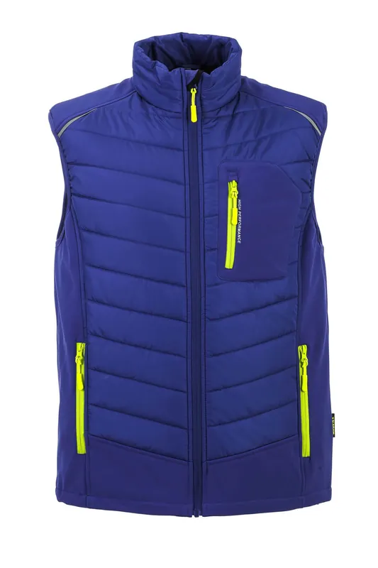 Markenware PLANAM Stretchline Winterweste kornblau Größe: 4XL