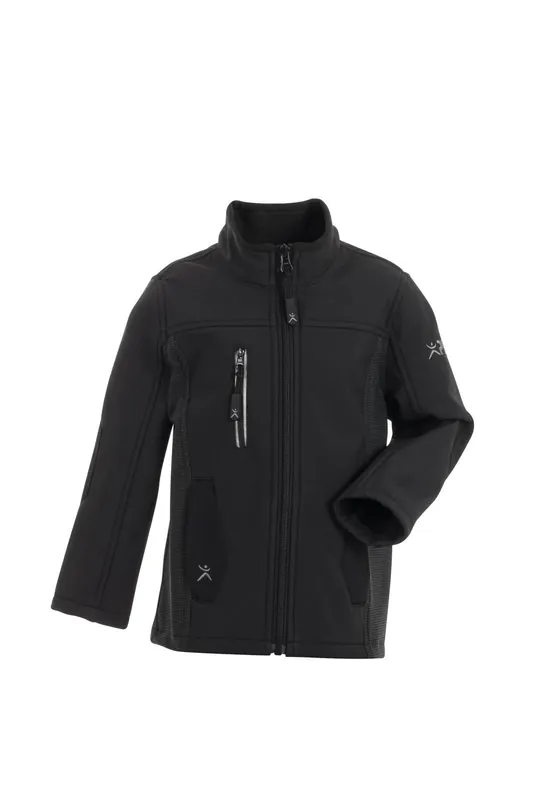 PLANAM Norit Kids Pure Softshelljacke schwarz Größe: 170/176 Begrenztes Angebot