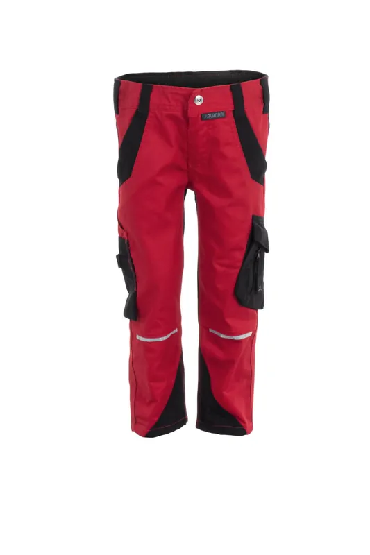 PLANAM Norit Kids Bundhose rot/schwarz Größe: 170/176 Schneller Versand