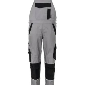 Top-Angebot PLANAM Norit Latzhose Damen zink/schwarz Größe: 54