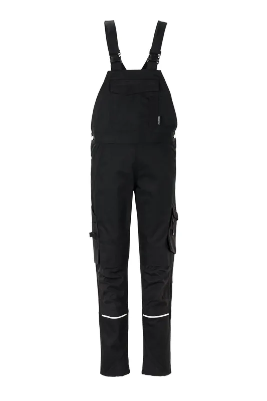 PLANAM Norit Latzhose Damen schwarz/schwarz Größe: 54 Angebot