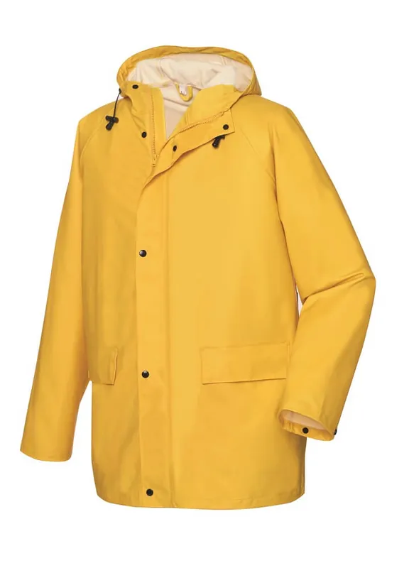 profibau Regenjacke mit PU-Beschichtung gelb Größe: XXL Echt