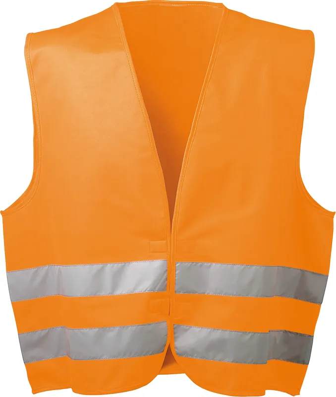 Billig profibau Warnweste OSKAR mit Klettverschluss, fluoreszierend orange
