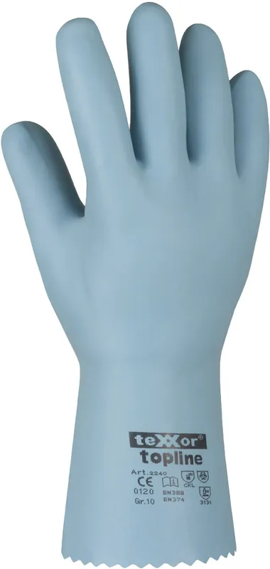 teXXor Fliesenlegerhandschuh Latex Cat.3 Größe: 8 Preisreduziert