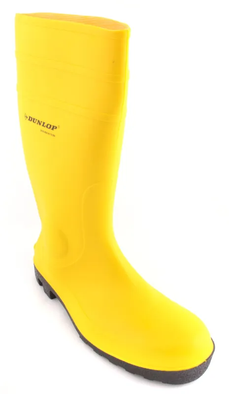 Dunlop Schutzstiefel S5 gelb Größe: 48 Schneller Versand