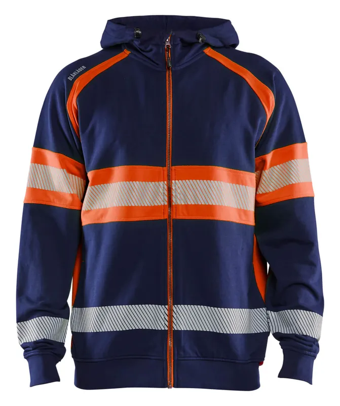 Rabatt Blakläder High Vis Kapuzenjacke 3552 marineblau/orange Größe: 3XL