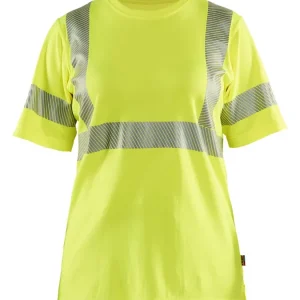 Blakläder Damen High Vis T-Shirt High Vis gelb Größe: 3XL Knallerangebot