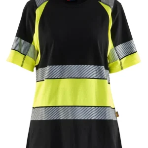 Blakläder Damen High Vis T-Shirt 3410 Kl.1 marineblau/gelb Größe: 3XL Must-Have
