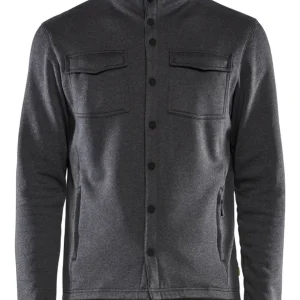 Bestpreis Blakläder Pikee Fleecejacke 3232 schwarz melange  Größe: 3XL
