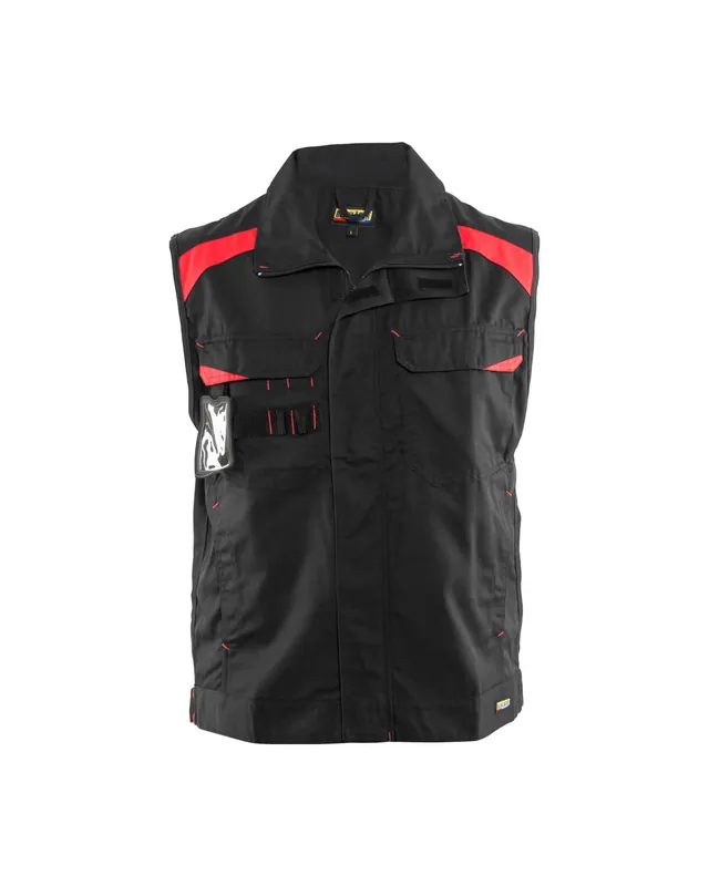 Blakläder Arbeitsweste Industrie 3164 schwarz/rot Größe: 3XL Ausverkauf