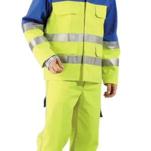 Versand Am Gleichen Tag PLANAM Major-Protect Warnschutz-Jacke warngelb/kornblau  Größe: 110