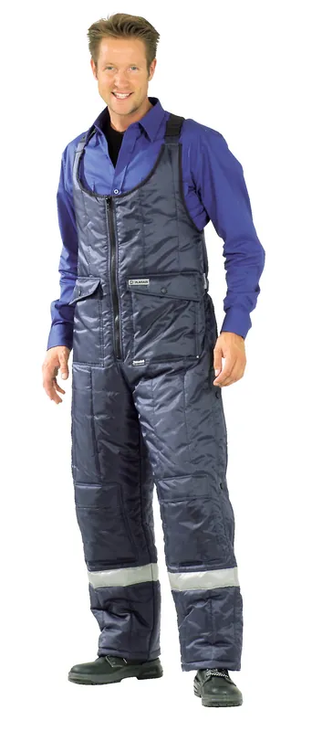 PLANAM Kühlhaus Latzhose marine Größe: 3XL Bestpreis