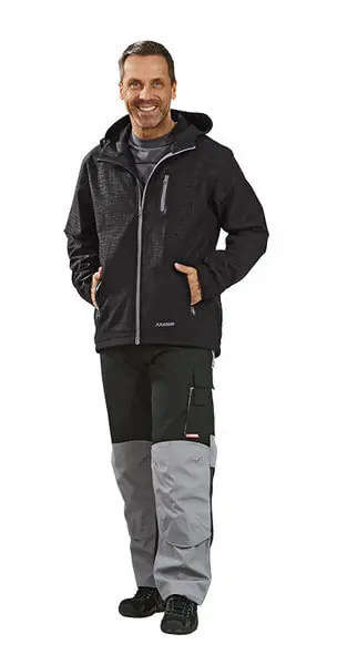 Rabatt PLANAM Cube Softshell Jacke schwarz Größe: 3XL